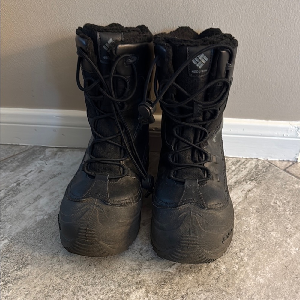 Columbia Black Insulated Winter Boots